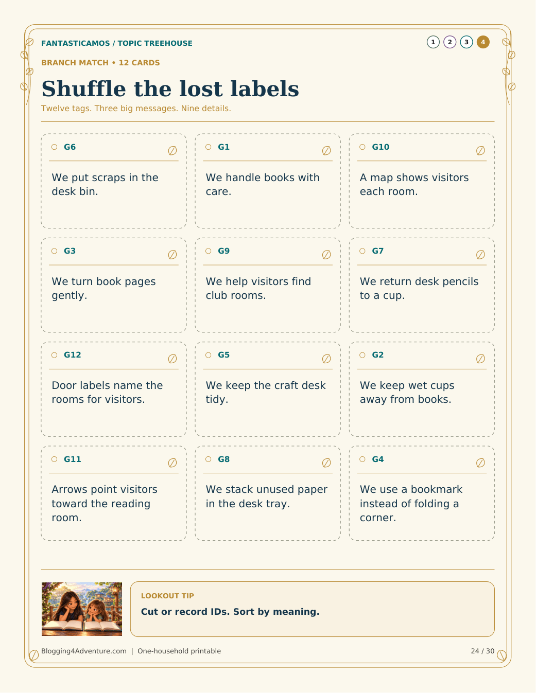 Fantasticamos Topic Treehouse: The Lost Labels Rescue (Grade 2)