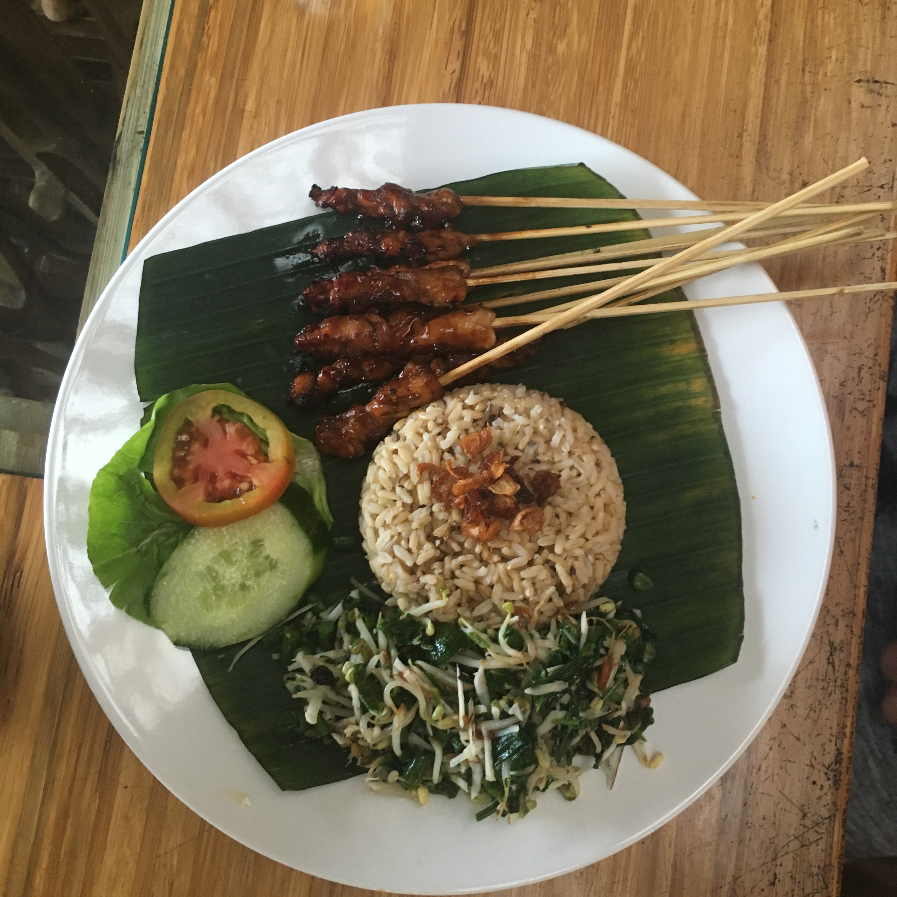 Chicken Satay with rice