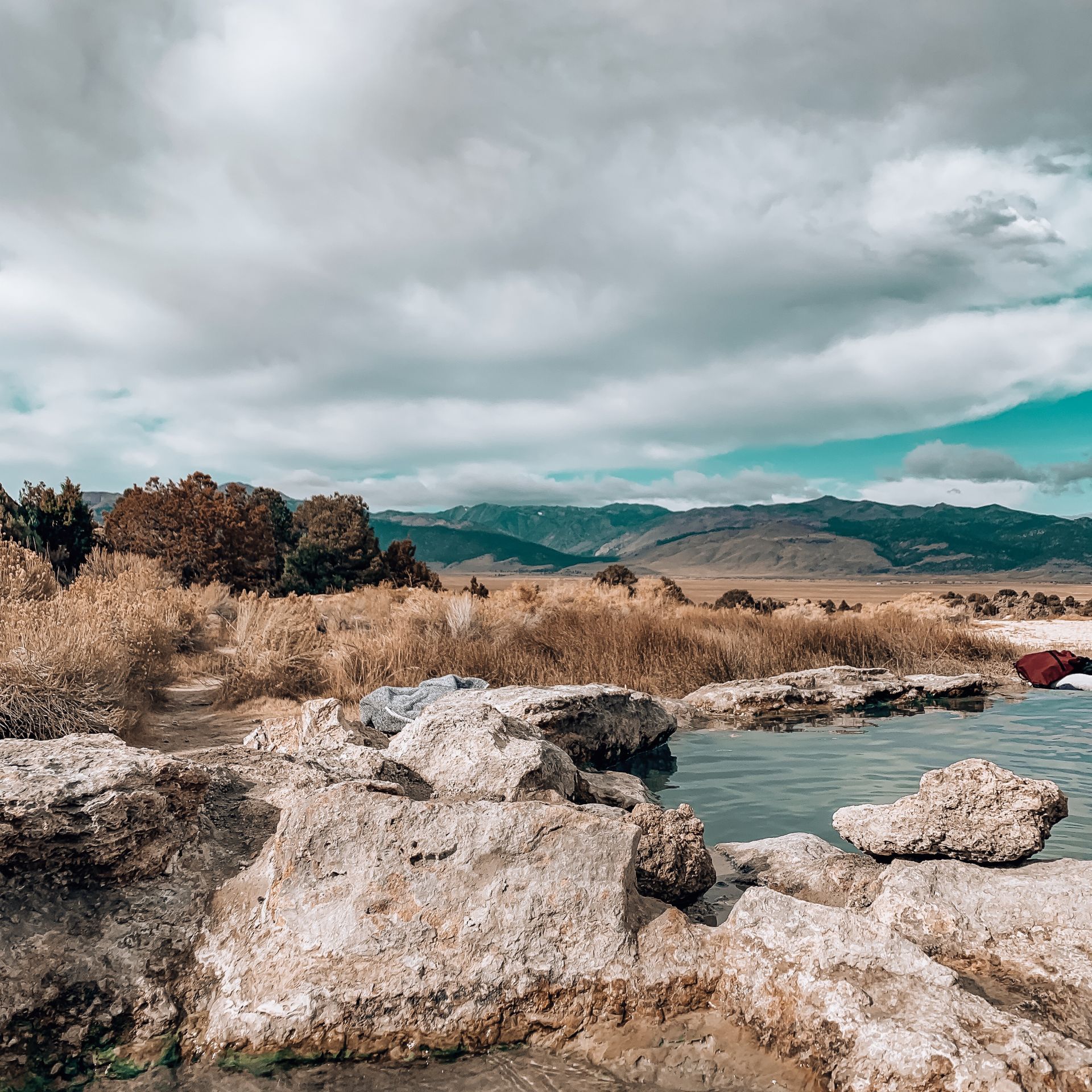 Travertine Hot Springs, Bridgeport, CA. Eastern Sierra Nevada
