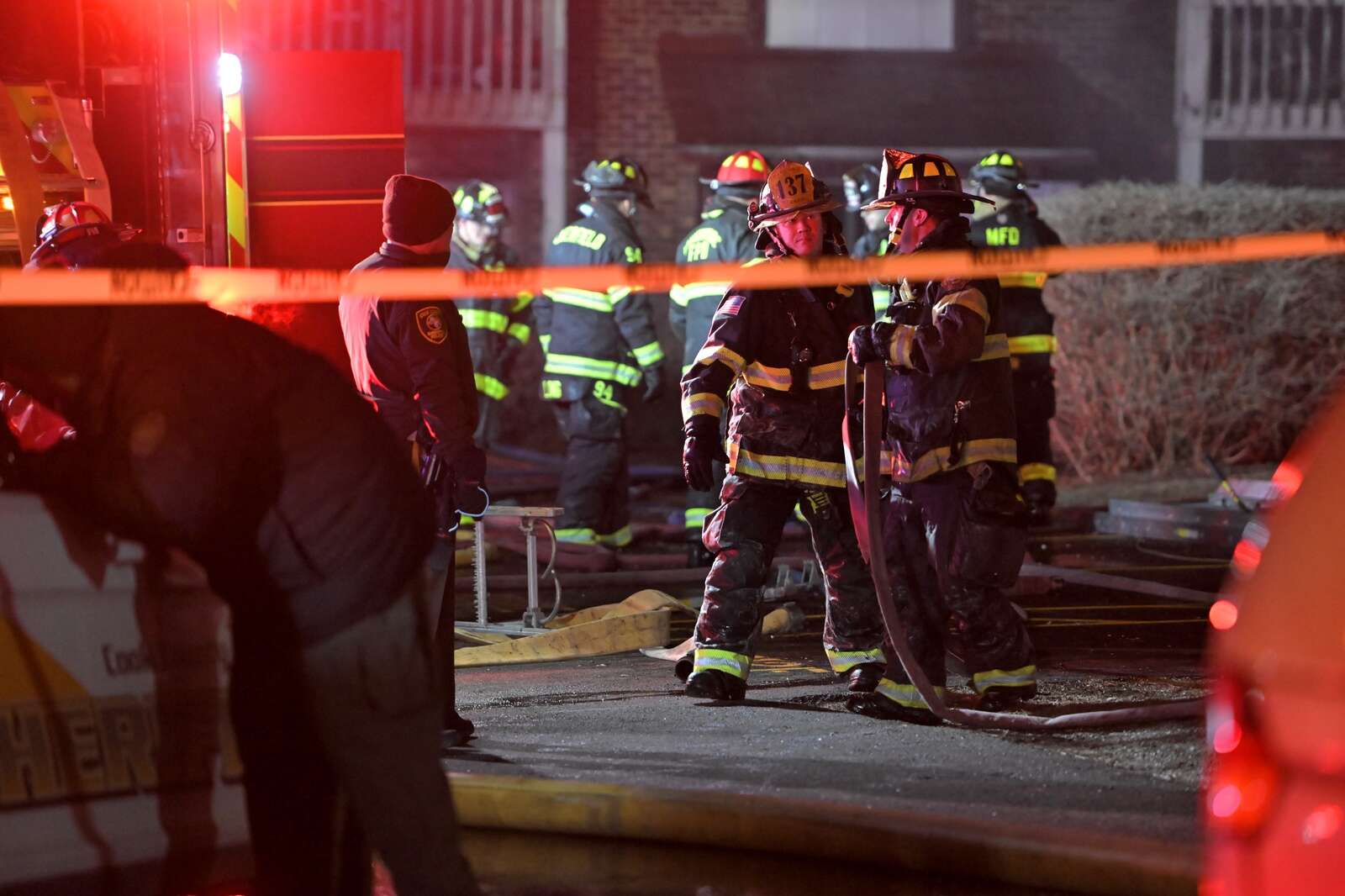 Officials: At least six families displaced by massive fire near Arlington Heights