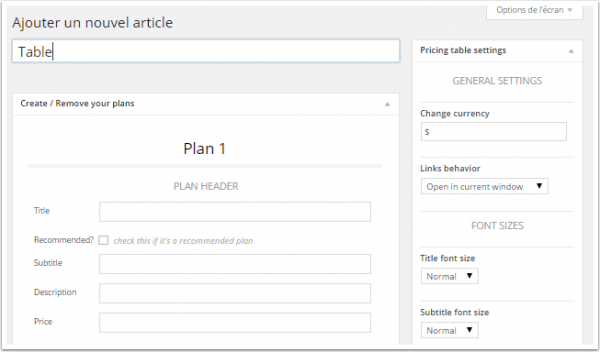 Jika ingin melakukan lebih banyak option dengan tabel harga sehingga terlihat . Cara Membuat Tabel Harga Dengan Plugin Wordpress Responsive Tabel Harga