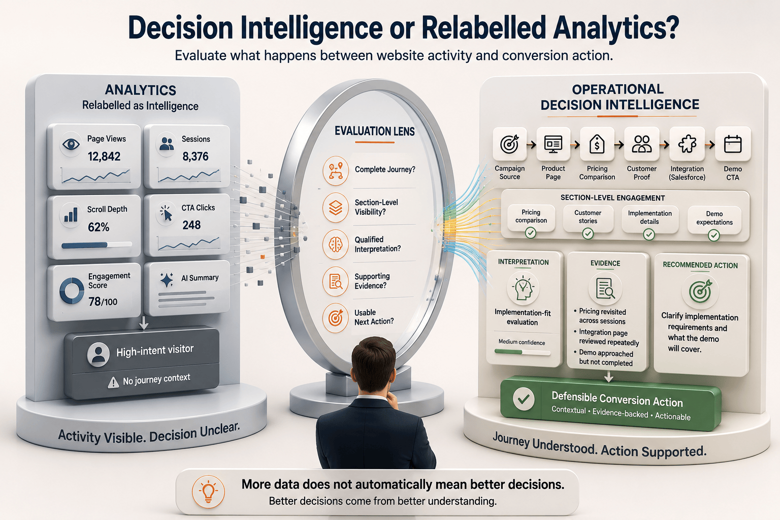How to Evaluate a Decision Intelligence Platform for Website Conversion
