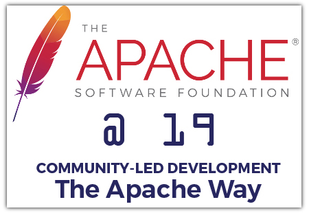 The apache® software foundation celebrates 19 years of open source leadership "the apache way