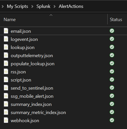 JSON Export