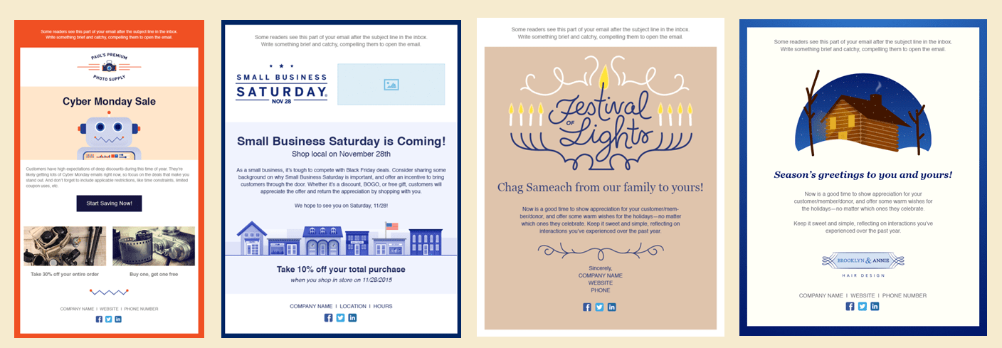 30 Creative Ideas For Your Holiday Email Marketing Constant Contact
