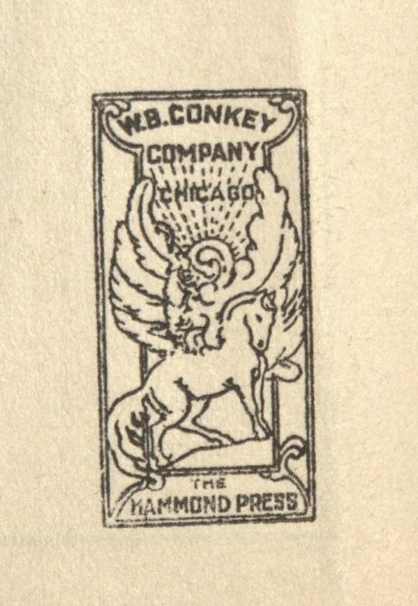 image of printer's device, a pegasus.