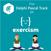 Free Delphi Pascal track on Exercism