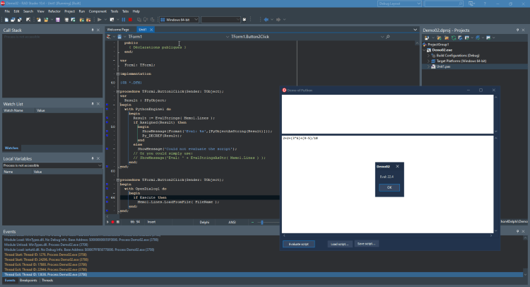 Demo2 | Embarcadero RAD Studio Delphi C++Builder Blogs