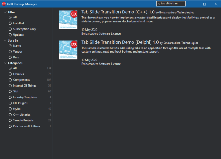 embarcadero getit tab slide transition demo 3783661