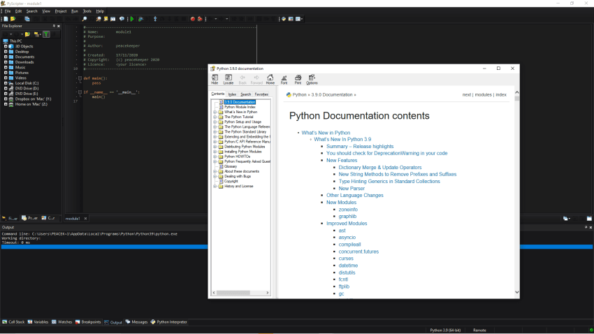 pydocs