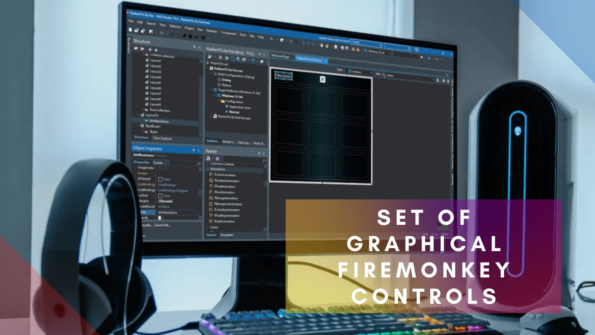 create stunning responsive graphical tic tac toe game in delphi firemonkey