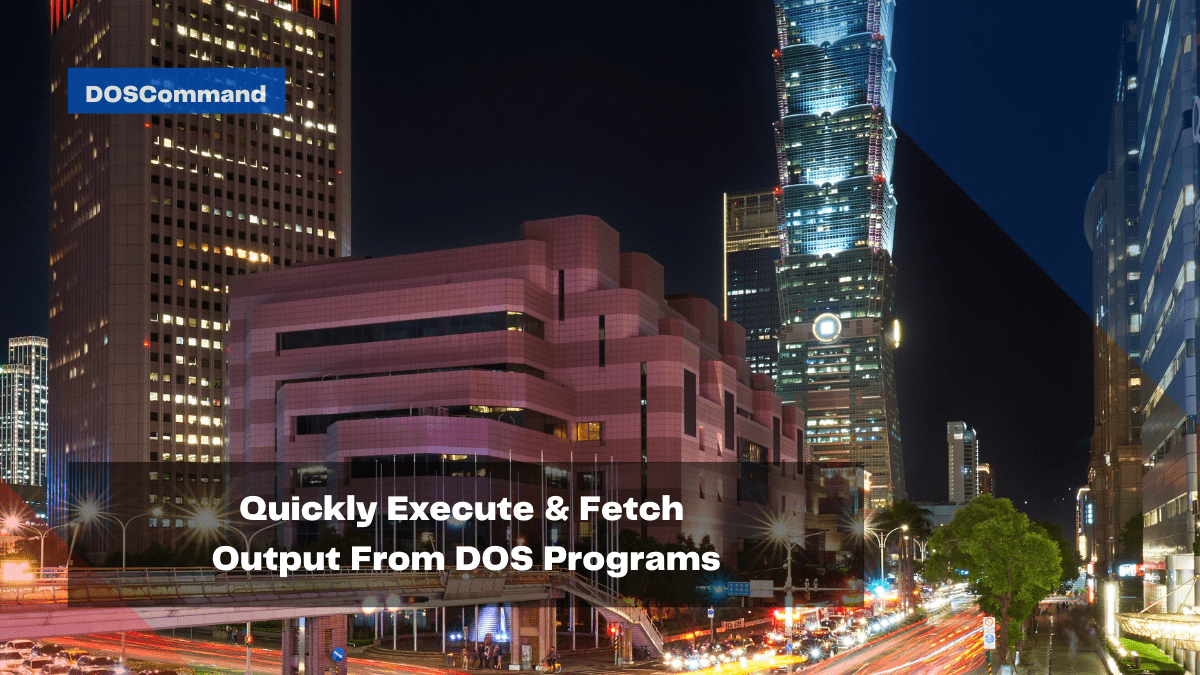 Quickly Execute  Fetch Output From DOS Programs | Embarcadero RAD Studio Delphi  C++Builder Blogs quickly execute fetch output from dos programs