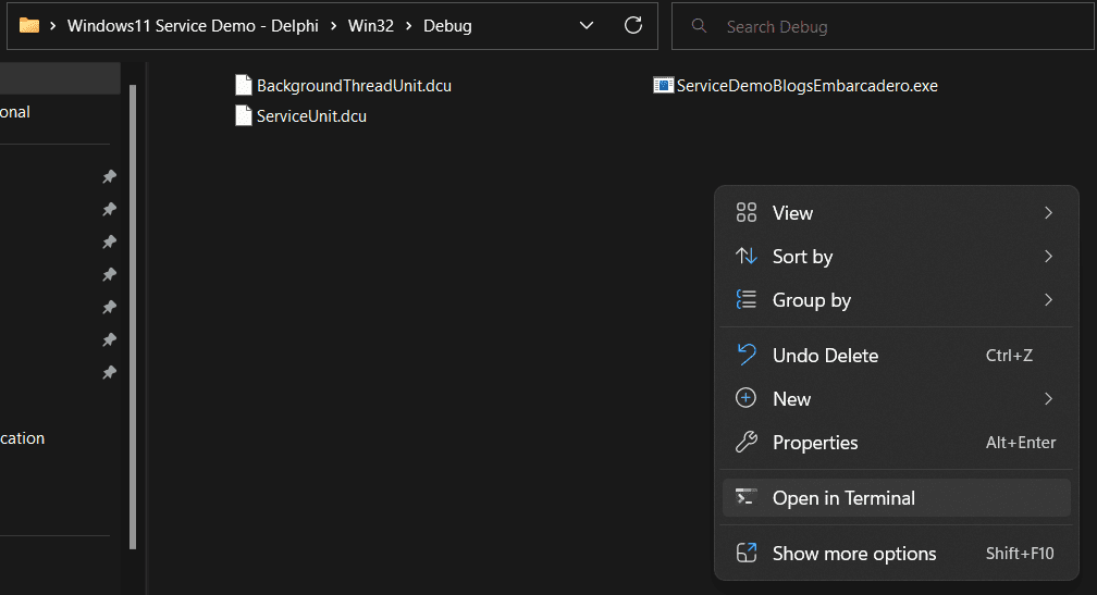 installwindows11servicebuiltwithDelphi2542167 | Embarcadero RAD Studio Delphi  C++Builder Blogs install windows 11 service built with delphi 2542167 2