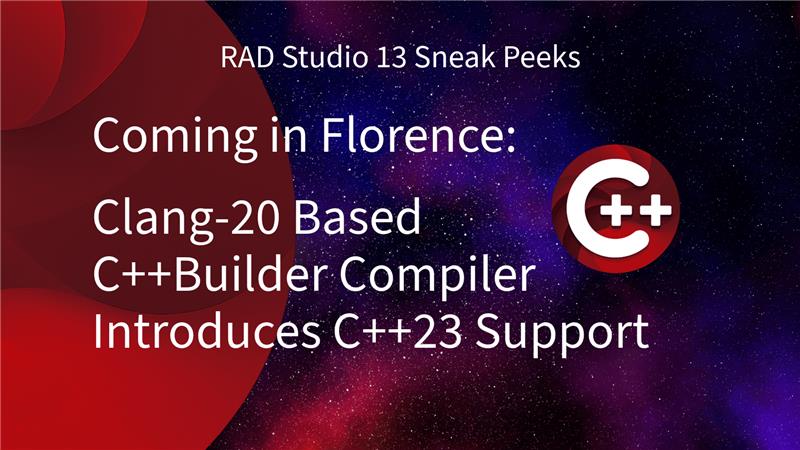 CBuilder13+clang20 | Embarcadero RAD Studio Delphi C++Builder Blogs cbuilder13clang20