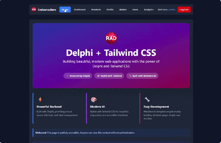 tailwindcssdelphi | Embarcadero RAD Studio Delphi C++Builder Blogs tailwindcss delphi
