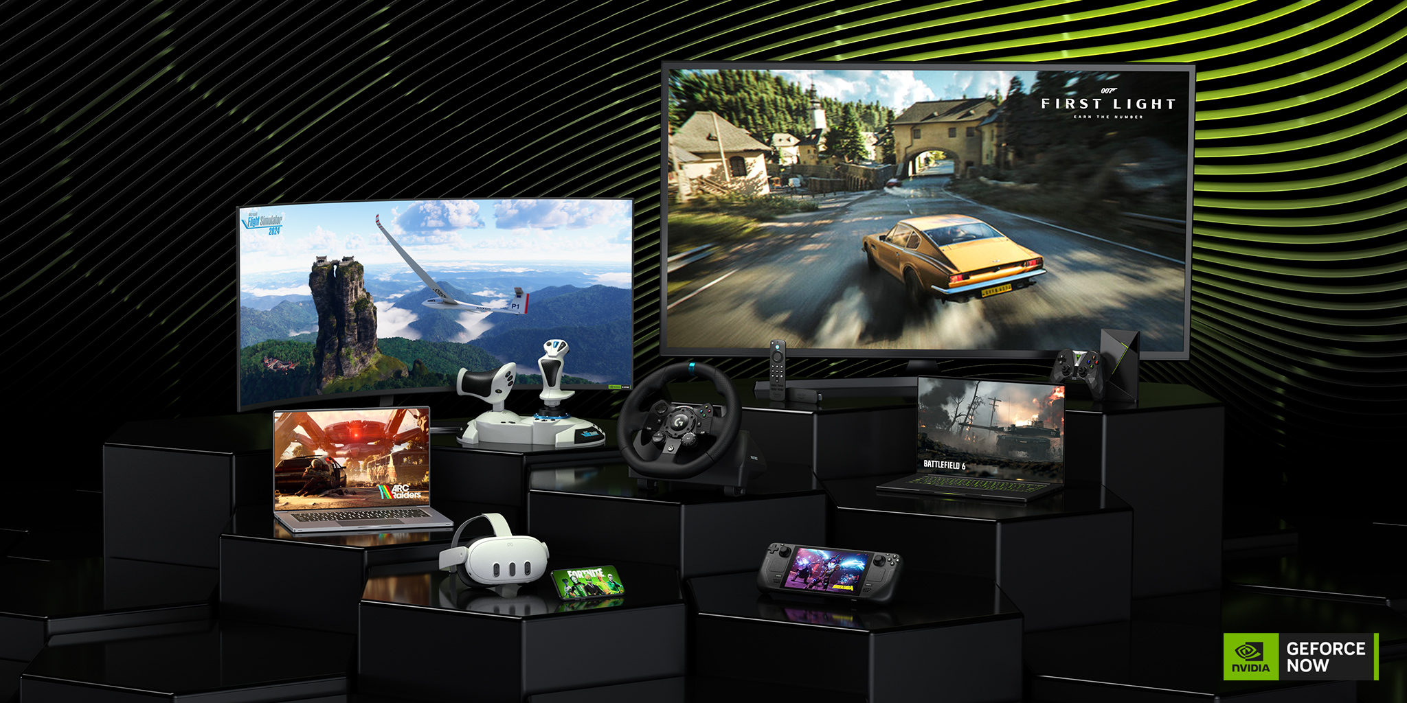 GeForce NOW Blackwell RTX Linux Fire TV CES 2026 Updates GeForce NOW CES KV 