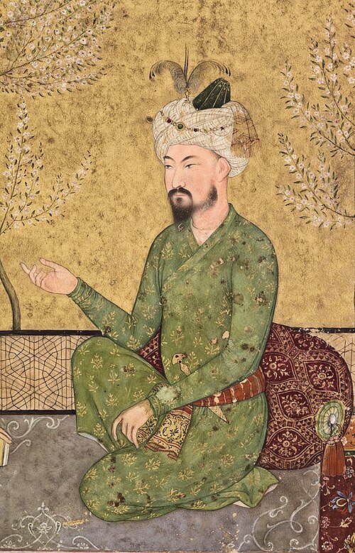 Babur, Founder of Mughal Emperor, a contemporary of Krishnadeva Raya.