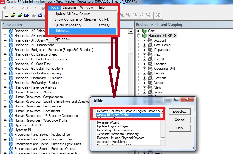 Configure OBIEE Cache Purge with Event Polling Table Perficient Blogs