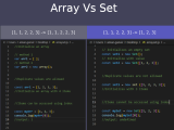 Javascript To Understand The Basic Differences Between Arrays And Sets