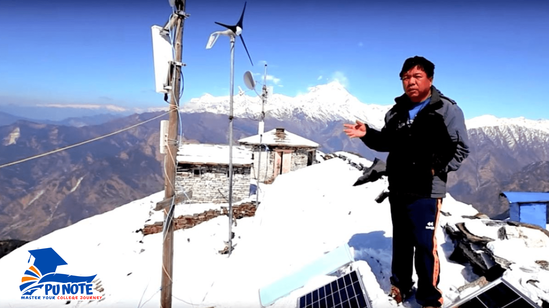 Mahabir Pun Demonstrating Wireless Internet in Villagesa
