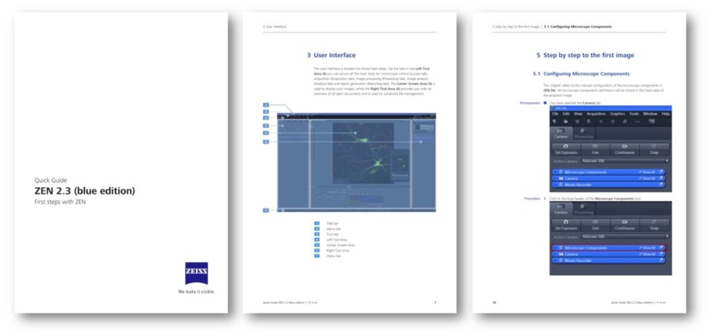 Zen Imaging Software New Quick Guides Tutorials Available Microscopy