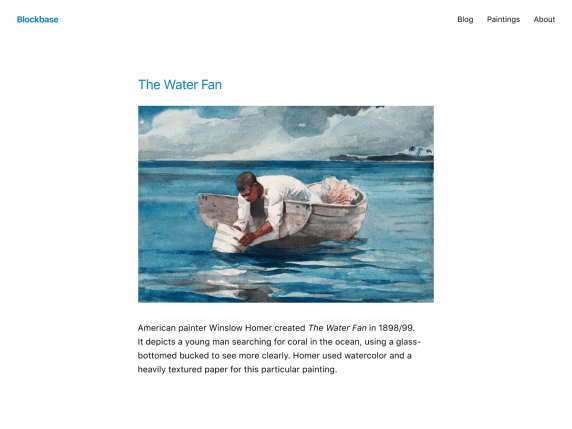 Blockbase WordPress Theme