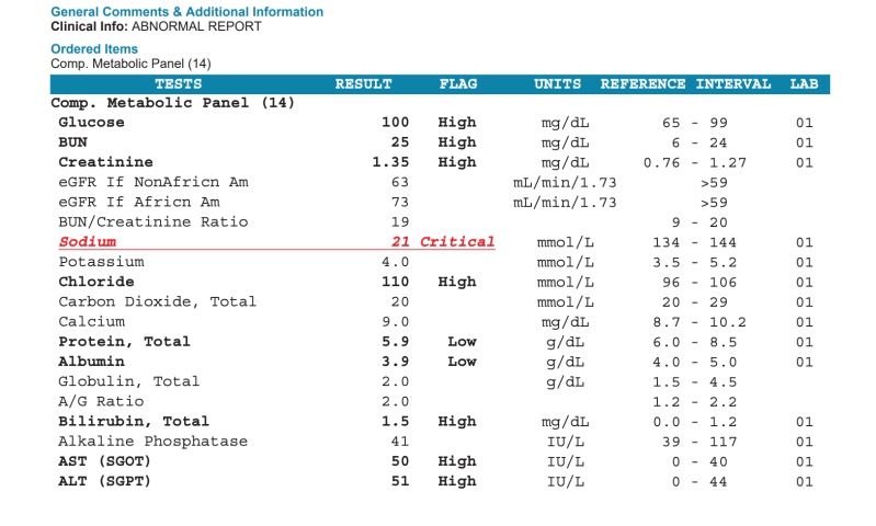 Comprehensive Metabolic Panel Cmp Yourlabwork - Classic Ocean Photo - High Resolution