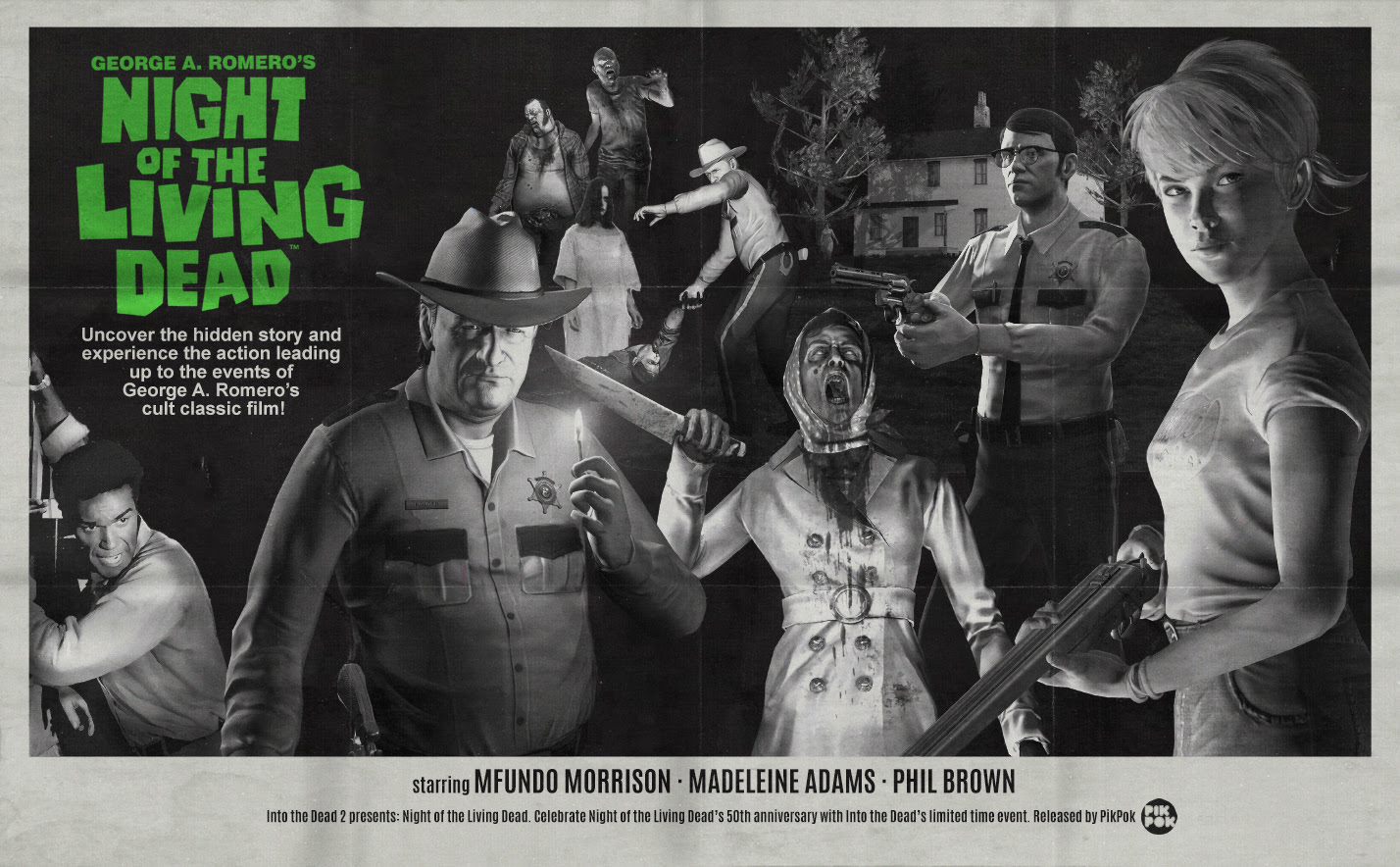 Mobile Game 'Into the Dead 2' Adding 'Night of the Living Dead