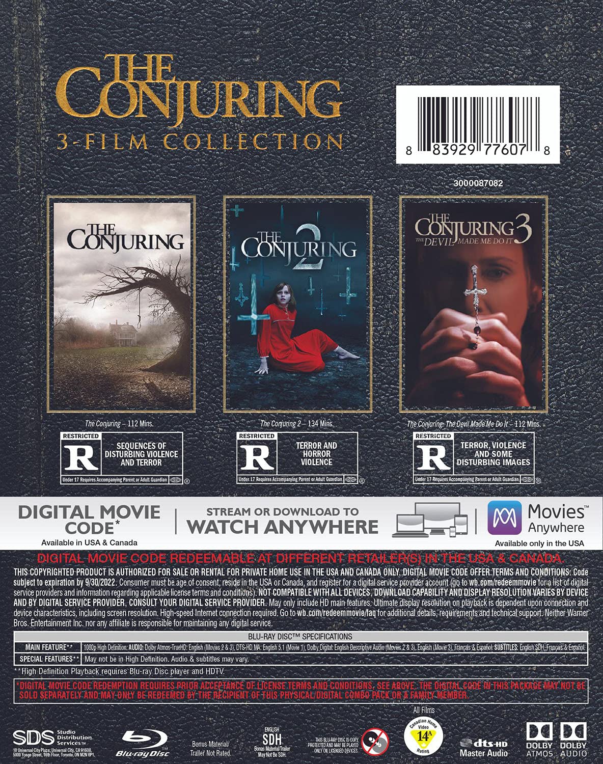 The Conjuring' 3-Movie Blu-ray Collection Releasing in August
