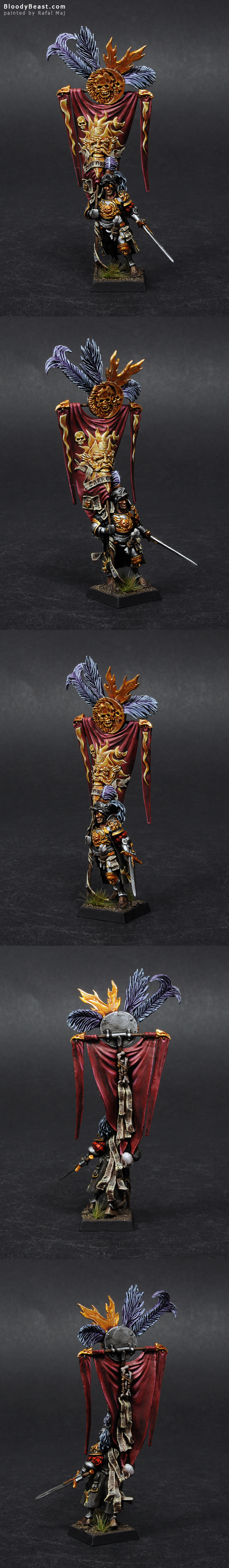 ウォーハンマー ハイエルフ standard bearer 生産終了 The Empire Battle Standard Bearer – BloodyBeast.com