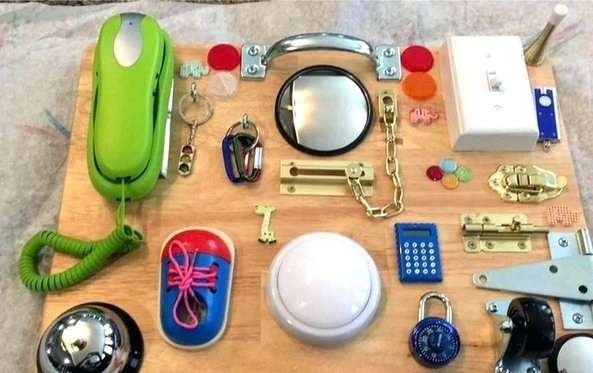 DIY Sensory Boards for Kids with Autism | https://bloomingearlyyears.com/