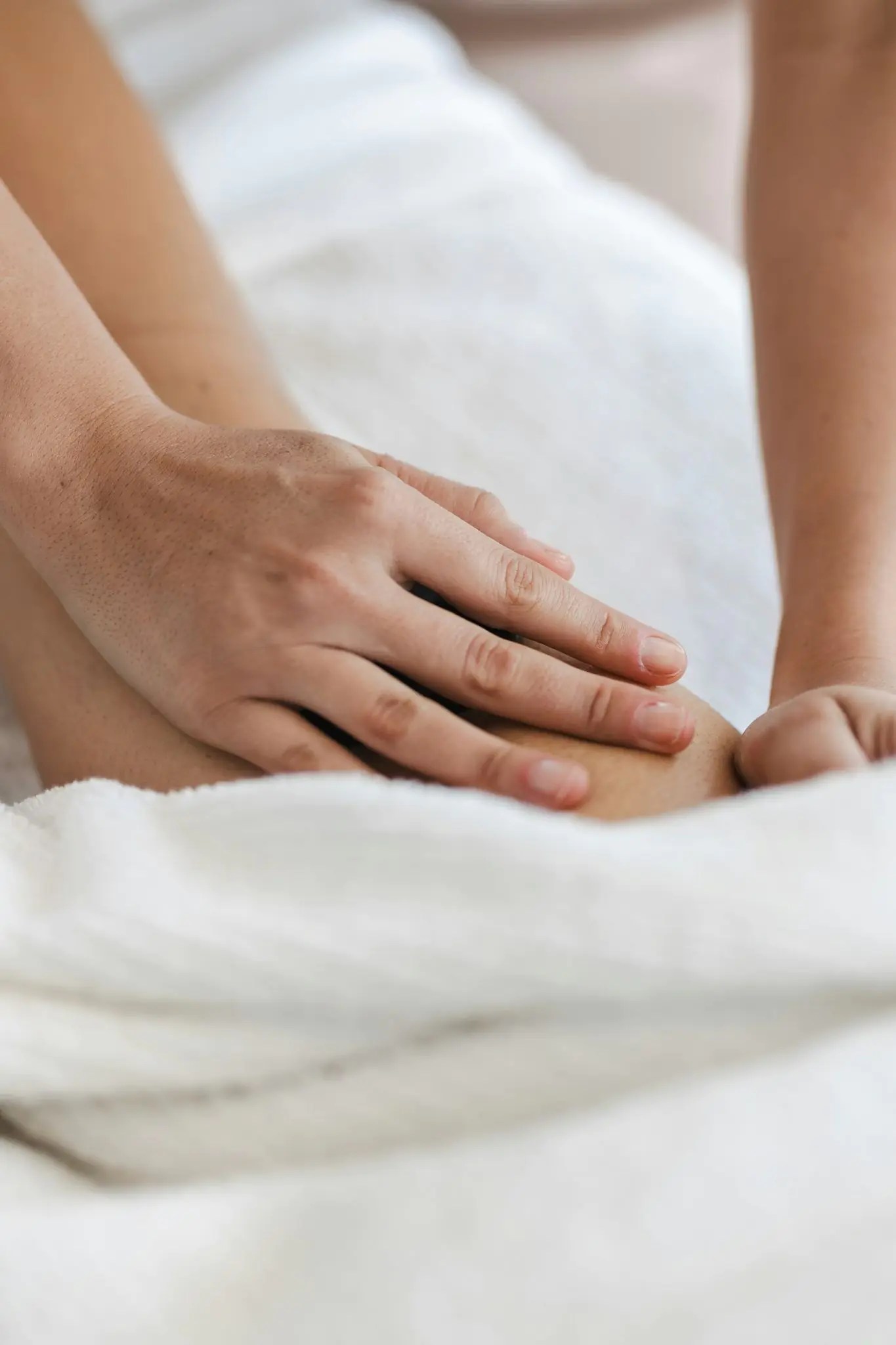 hands on skin for a massage in springfield, mo