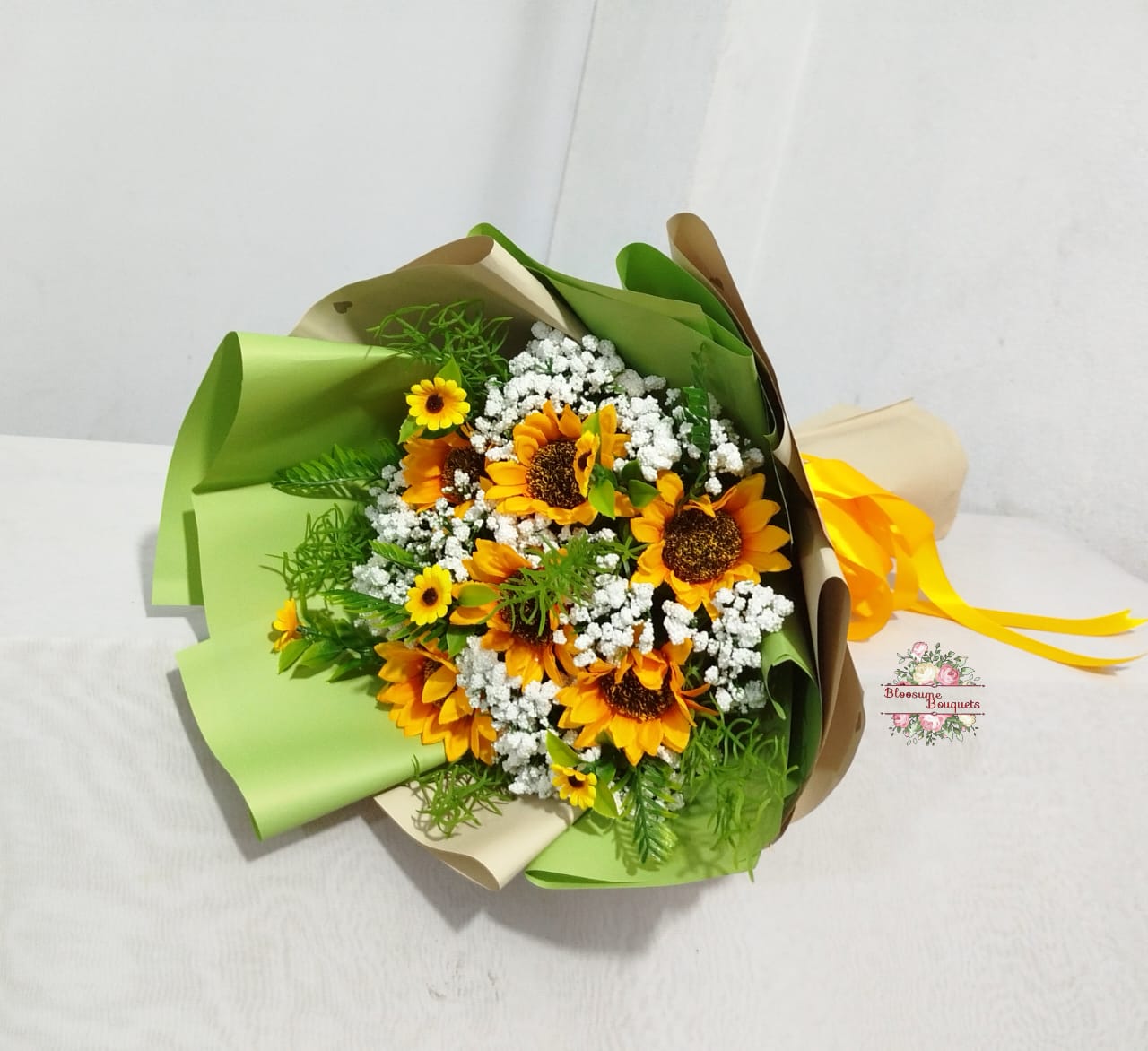 Artificial Blush Elegance Gift Bouquet