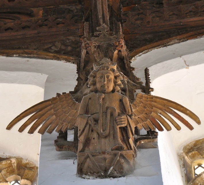 The Flying Angels of St Wendreda Church
