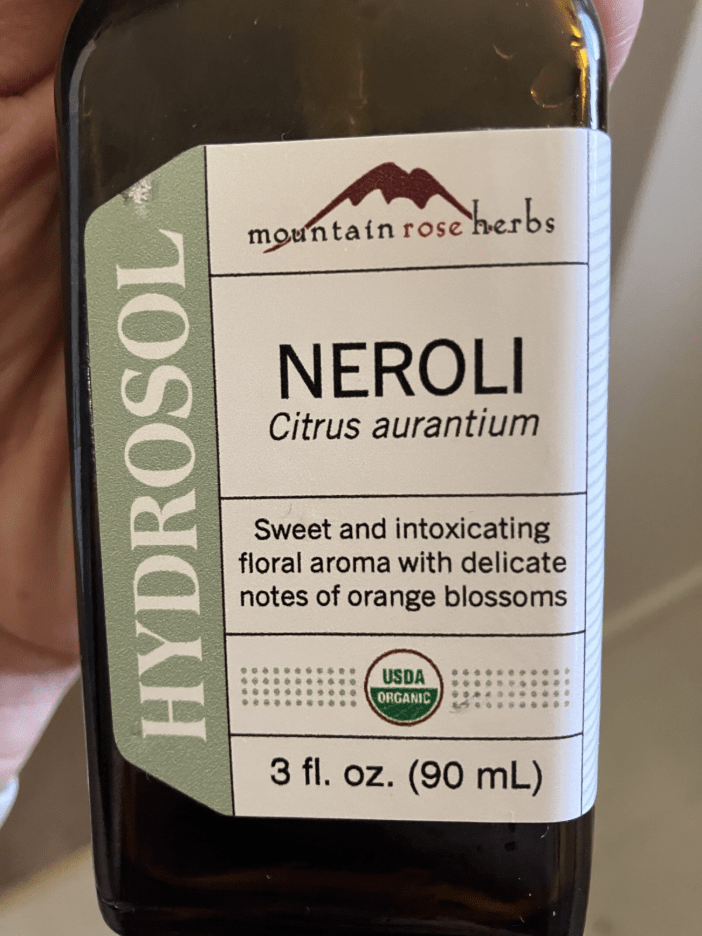 Neroli Hydrosol front label