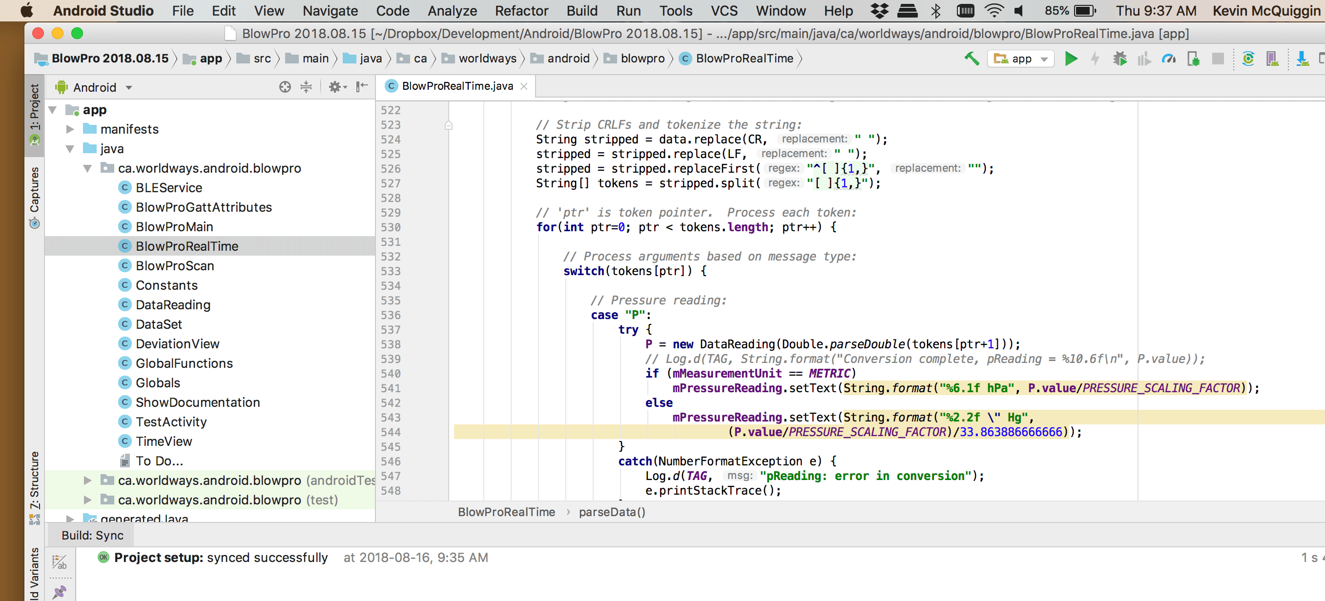 Android App Under Development 1