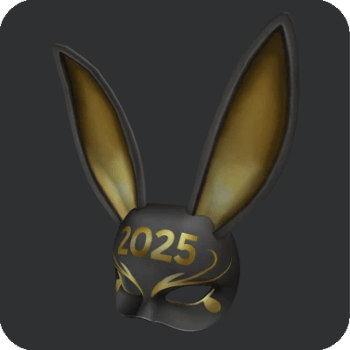 Roblox 2025 Gold Bunny Ears Mask Toy Code Instant Delivery 2025 Bunny Mask 