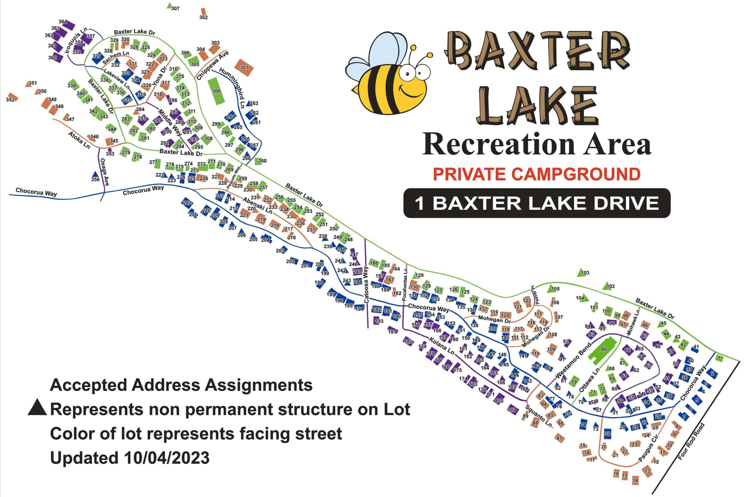 Campground Maps Baxter Lake Recreation Area Association RoadMap Scaled 
