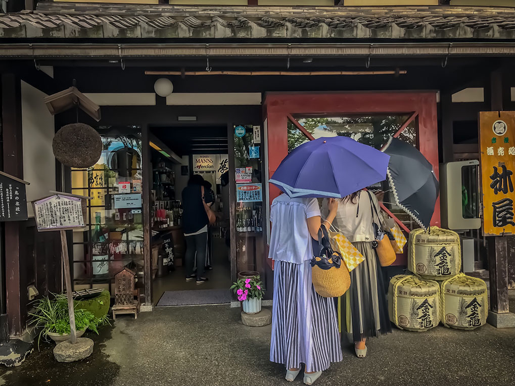 Hikone Castle road