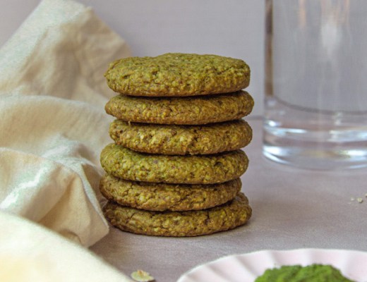 vegan matcha cookies