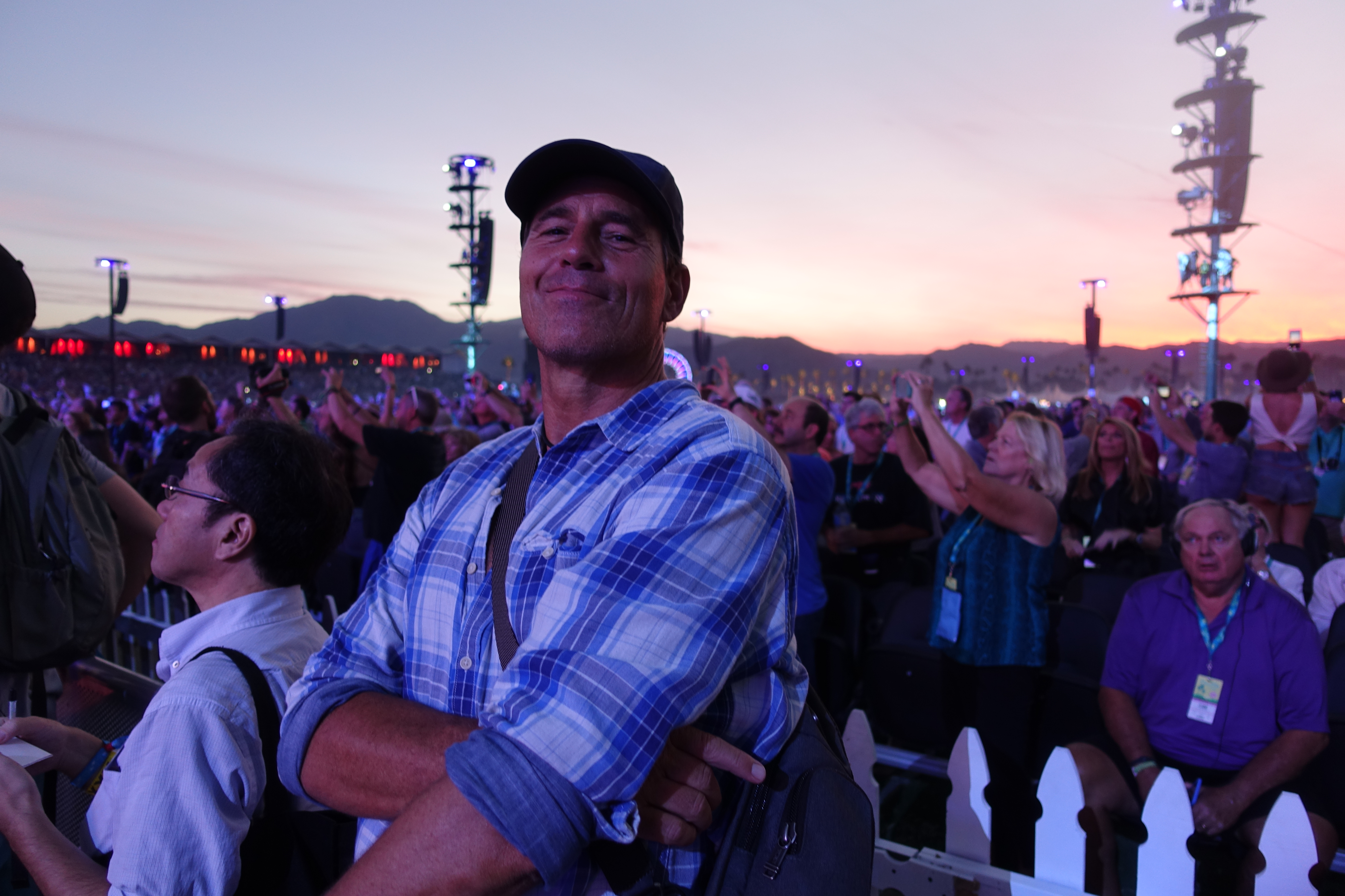 Sunset at Desert Trip
