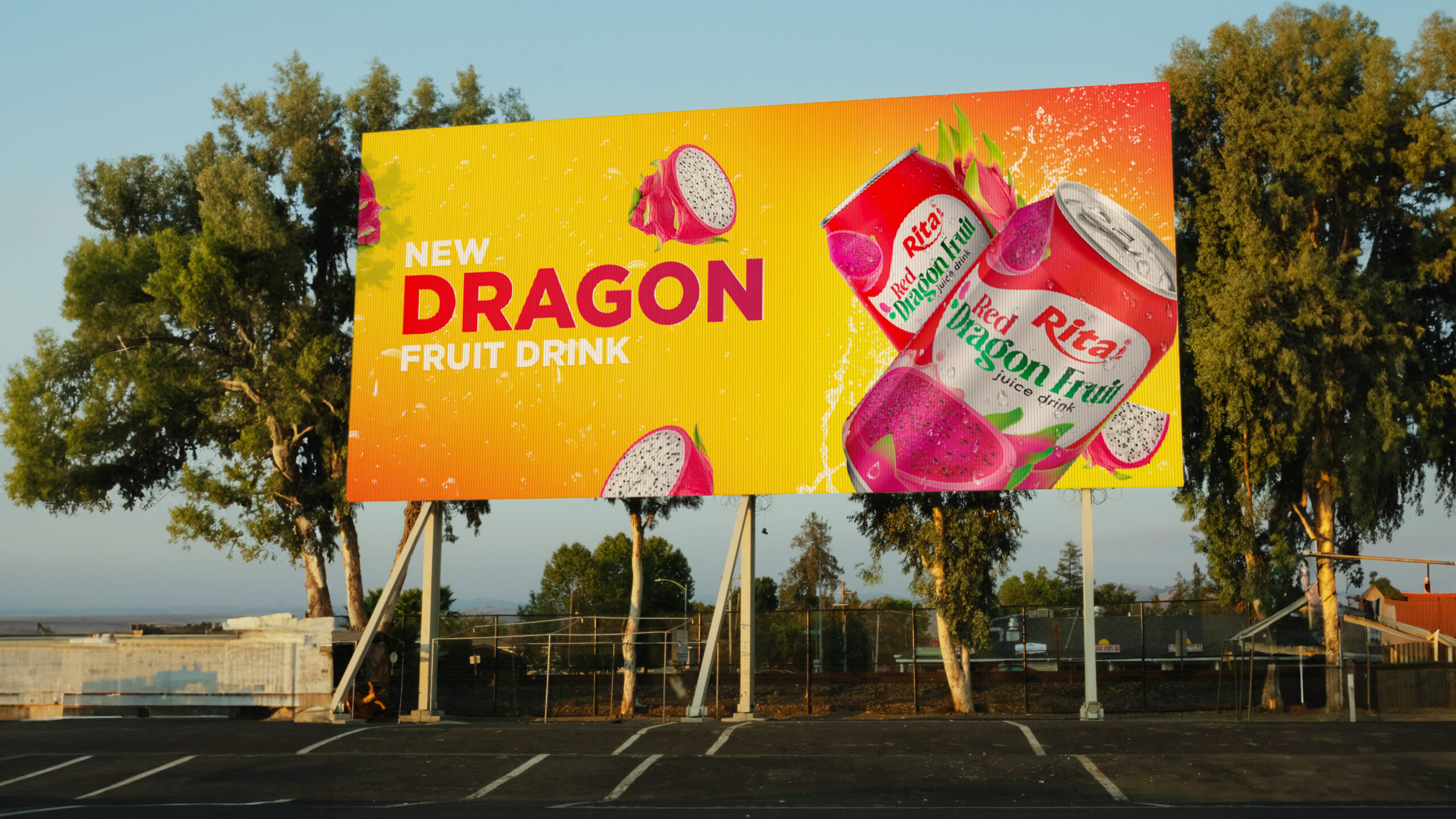 Dragon fruit billborad design