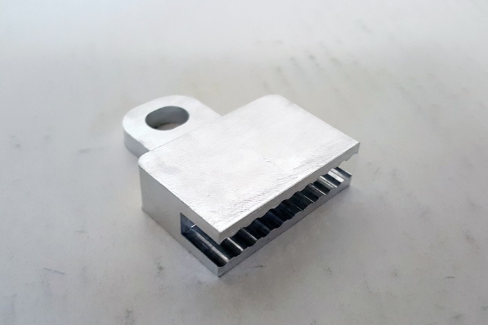 Brand new aluminum rearward window clip