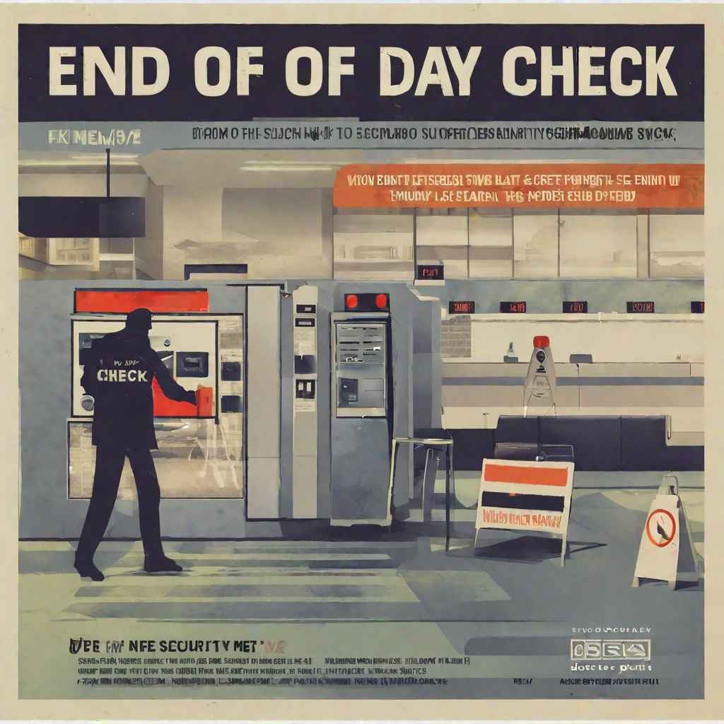 What Form is used to Record End-of-Day Security Checks?