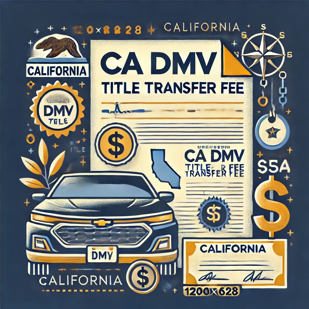 Understanding CA DMV Title Transfer Fee | Key Details