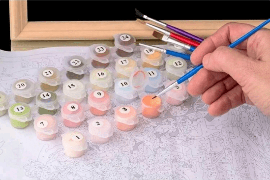 Acrylic Painting - Mixing