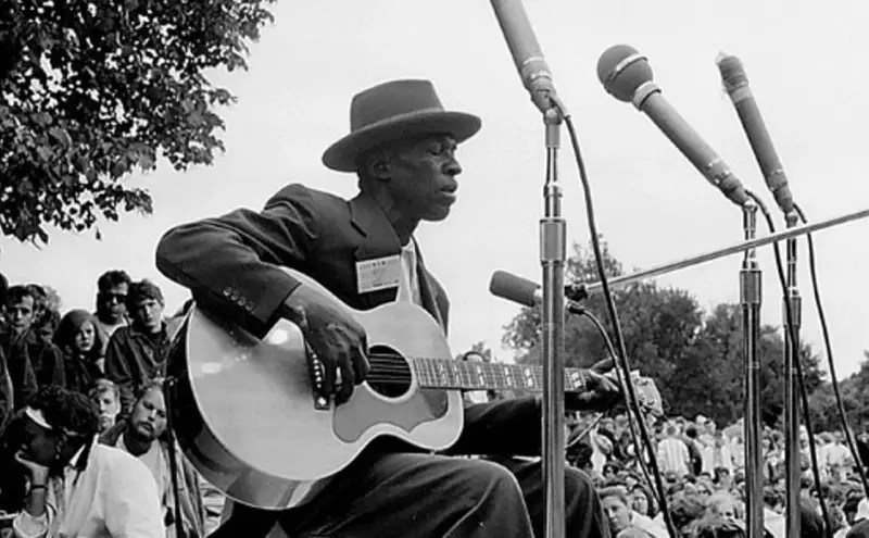 Skip James Delta Blues musician -Newport Festival