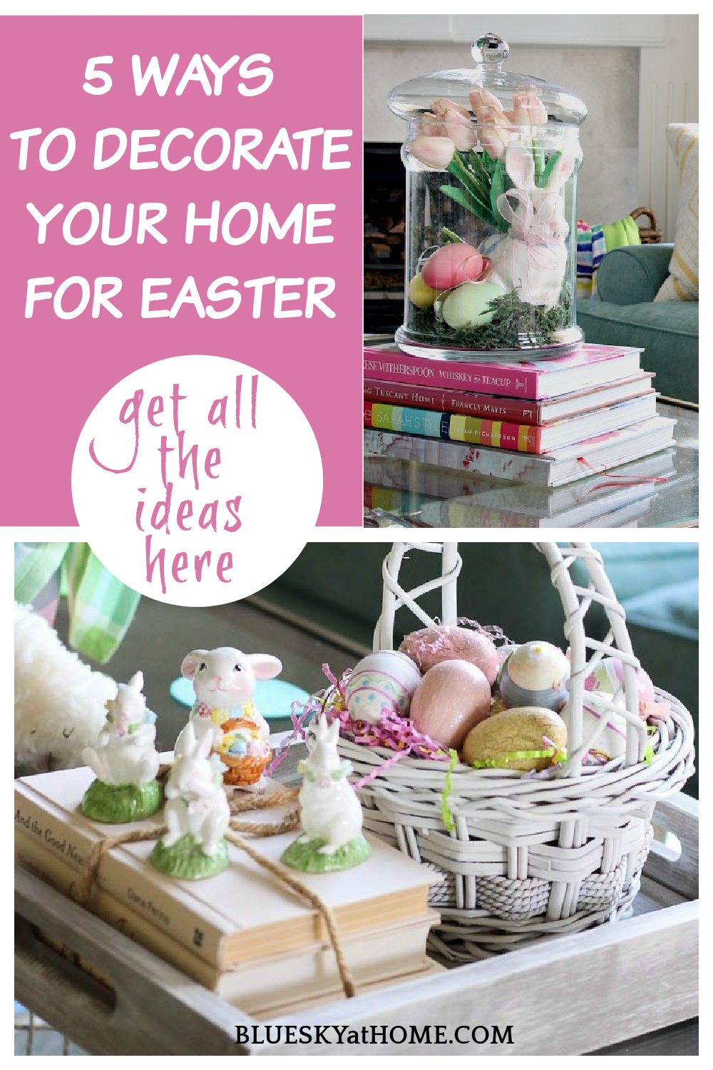 5 easy ideas for easter decor in your home
