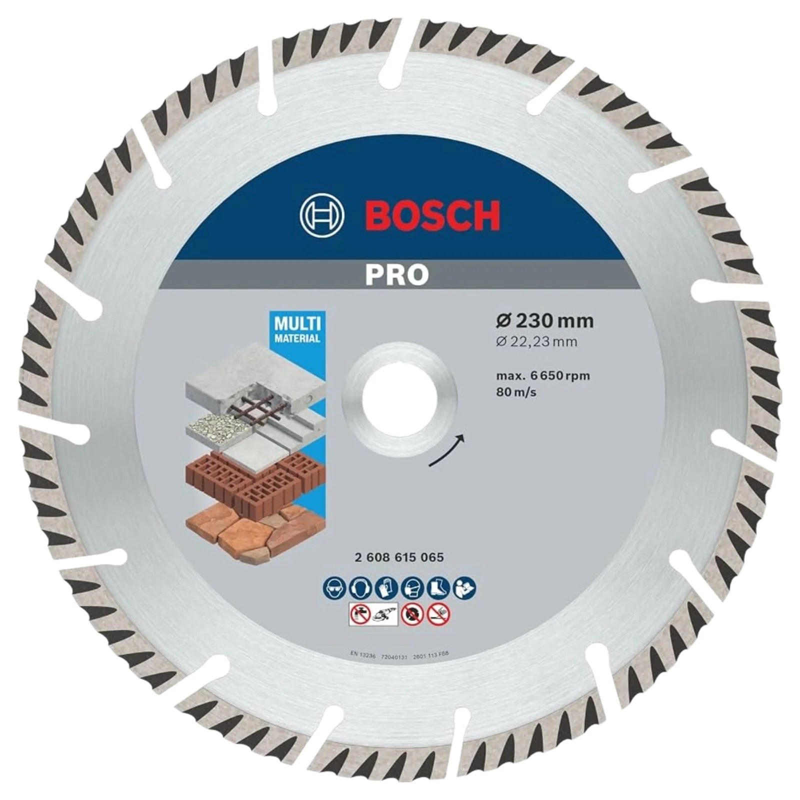 Disco De Diamante Turbo Segmentado 9” STANDARD FOR UNIVERSAL·