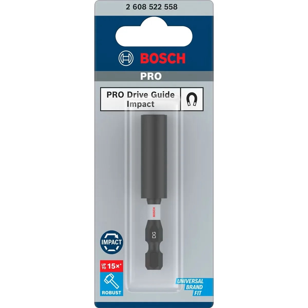 Adaptador Magnético Impact PRO Drive Guide Impact 15X 1/4” x 65mm